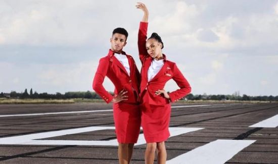 영국 항공사 버진애틀랜틱이 직원의 성별과 관계없이 원하는 유니폼을 입을 수 있는 정책을 발표해 주목받고 있다. 사진=버진애틀랜틱