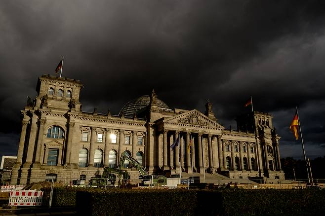 독일 베를린의 연방의회 건물 모습. [EPA]