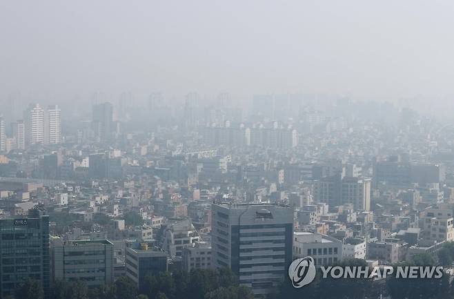 서울 미세먼지 '나쁨' [연합뉴스 자료사진]