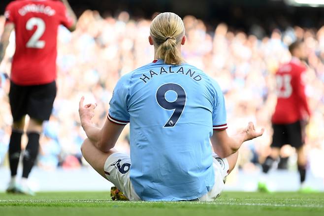 맨시티 공격수 엘링 홀란드. Getty Images 코리아