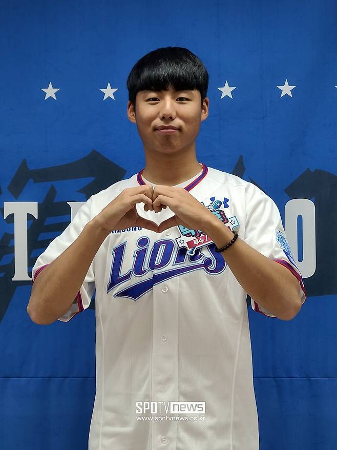 ▲ 삼성 라이온즈 2023년 신인 박권후 ⓒ 대구, 김민경 기자