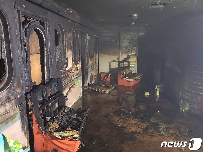 화재현장.(부산소방재난본부 제공)