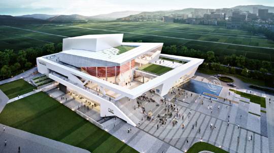충주 예술의전당 설계 공모 선정작. 사진=충주시 제공