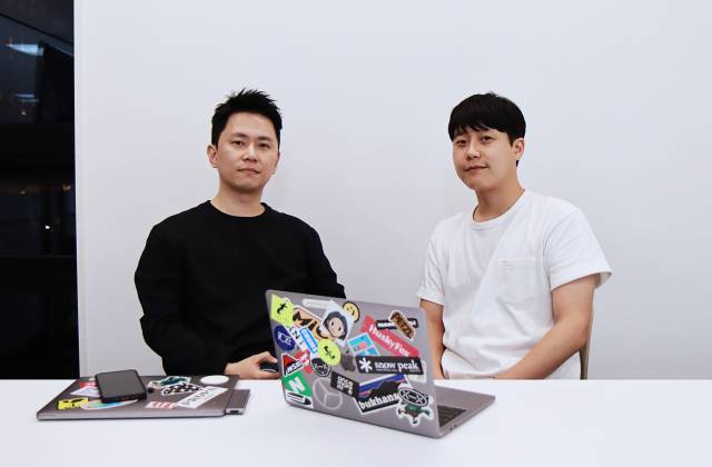 강남 신사동 ‘허스키폭스' 사옥에서 만난 이두희, 정기영 대표/사진=구선아기자