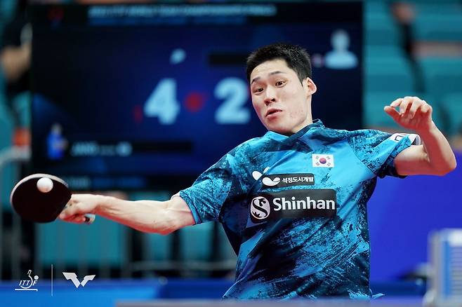 탁구 대표팀 장우진 [ITTF 제공. 재판매 및 DB 금지]