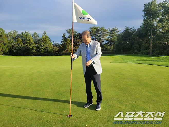 이유성 대표가 취임한 지난 해 우리들CC는 매출액이 세배가 늘었다. 서귀포=민창기 기자