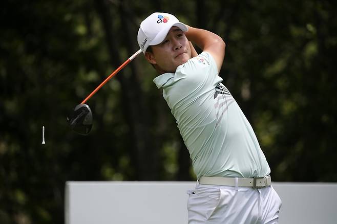 [서울=뉴시스]제네시스 챔피언십 통해 부상 복귀하는 김민규. 2022.10.04. (사진=한국프로골프협회 제공) *재판매 및 DB 금지