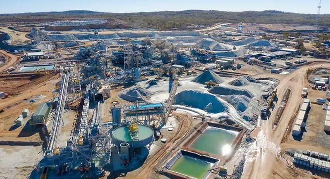 중국 리튬 생산 기업 간펑리튬의 호주 리튬 채굴 프로젝트 현장. /간펑리튬
