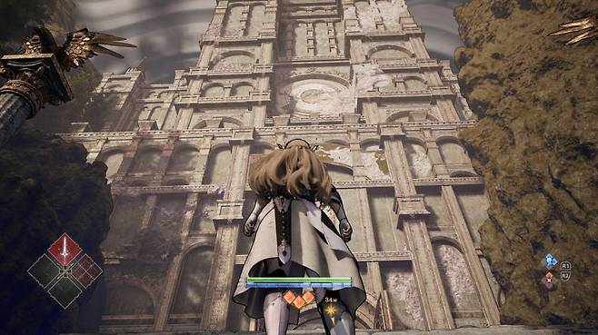 배경과 캐릭터 경계가 상당히 이질적이다