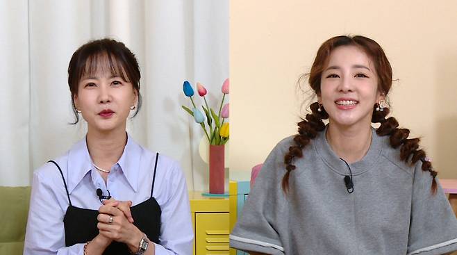 (왼쪽부터) 박소현, 산다라박 /사진=KBS2 '옥탑방의 문제아들'