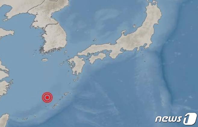 일본 오키나와현에서 5.1 강도의 지진이 발생했다. 기상청 캡쳐 갈음