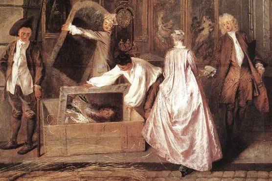 장 앙투안 와토, 제르생의 간판(일부 확대)