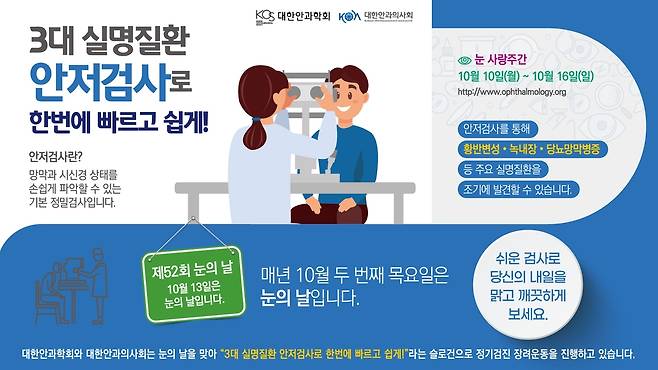 안저검사 [대한안과학회 제공]