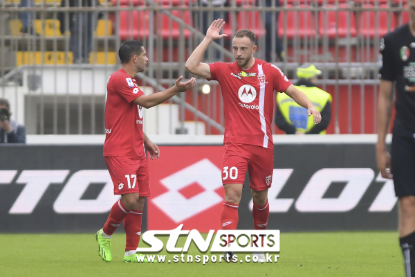 AC 몬차 라이트윙백 카를루스 아우구스투. 사진｜뉴시스/AP