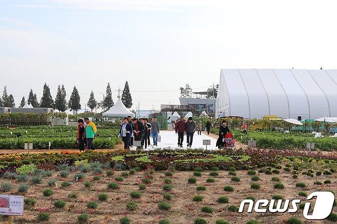 국제종자박람회가 오는 13일부터 26일까지 김제시 백구면 민간육종연구단지에서 진행된다(김제시제공).2022.10.11/뉴스1