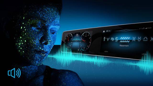 메르세데스-벤츠의 자연어 기반 음성인식 기술이 적용된 'MBUX 음성 어시스턴트' 기술 이미지. 벤츠코리아 제공