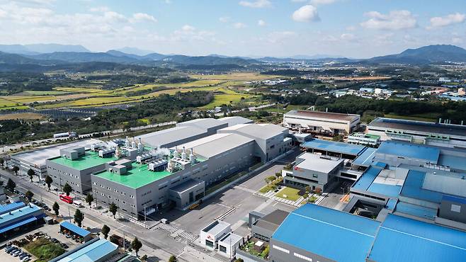 SK넥실리스 정읍공장 전경. SKC 제공