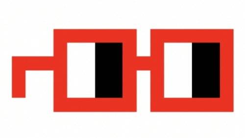 나운스 NFT의 주요 특징인 정사각형 모양의 빨간 안경.