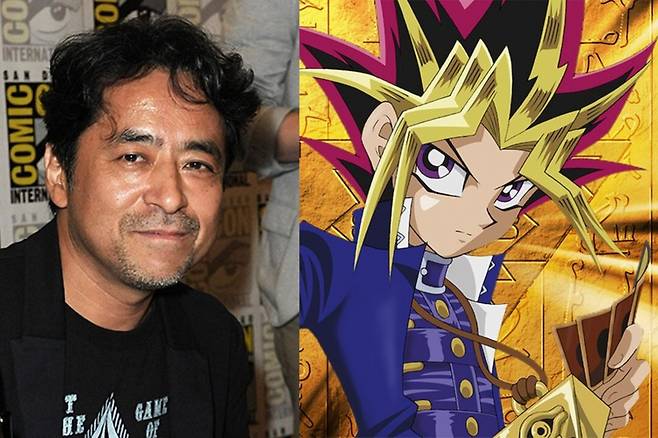 ‘유희왕’ 원작가 다카하시 카즈키(왼쪽)와 TV 애니메이션 유희왕(오른쪽). [IMDB]