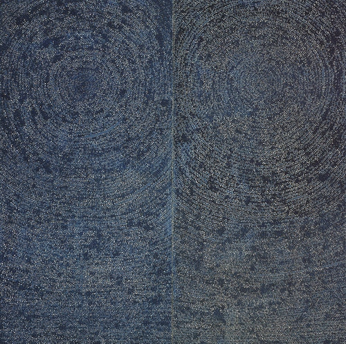 김환기 <우주 Universe 05-Ⅳ-71 #200>, Oil on Cotton, 254x254cm, 1971 ⓒWhanki Foundation-Whanki Museum[S2A 제공. 재판매 및 DB 금지]