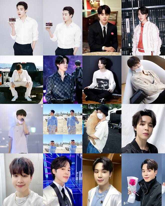 '천의 매력' 방탄소년단 지민, 생일 기념 화보 대방출..'종합선물세트'