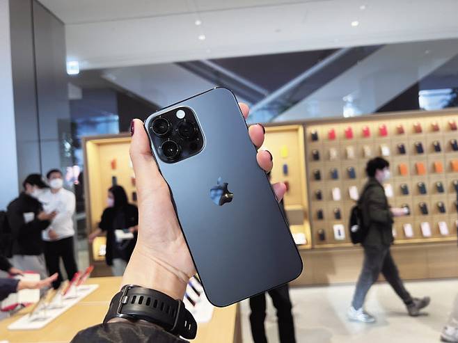 아이폰14 프로맥스. 박혜림 기자