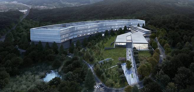 네이버가 올해 12월 완공을 목표로 세종시에 짓고 있는 데이터센터 '각 세종'. /네이버 제공