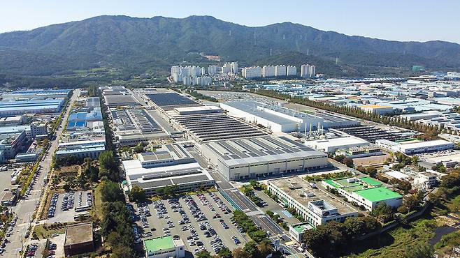 한국지엠 창원공장 전경. 한국지엠 제공