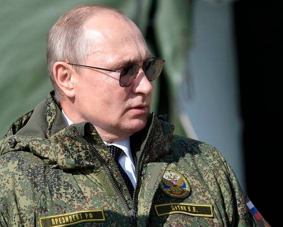 블라디미르 푸틴 러시아 대통령. AP=연합뉴스