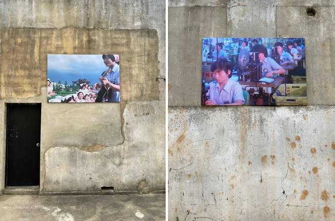 팔복예술공장 곳곳에서 발결할 수 있는 옛 모습