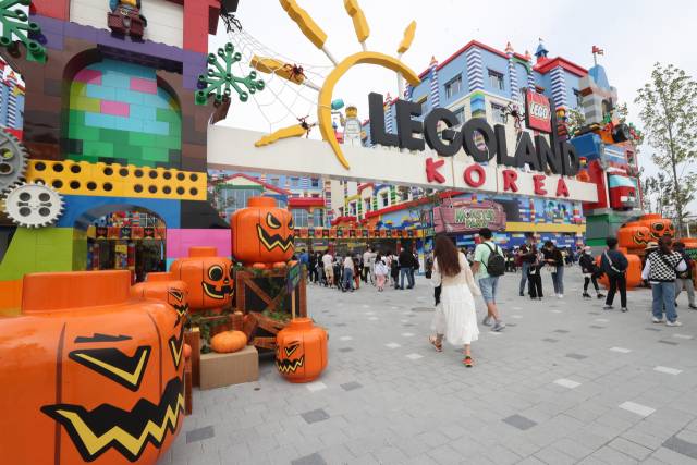 ▲강원 춘천시 레고랜드의 전경. ⓒ연합뉴스