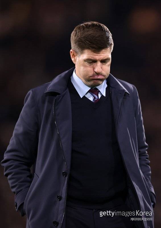 경질된 스티븐 제라드 감독. 사진=게티이미지코리아