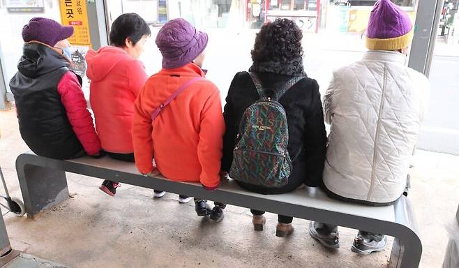 엉덩이를 따뜻하게 해주는 온돌 혹은 발열의자. 연합뉴스