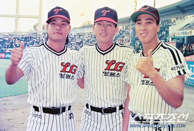 선발 트리오 이상훈(18승),정삼흠(15승),김태원(16승)