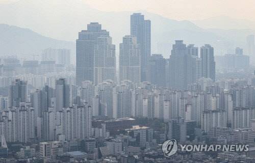 서울 강남 일대 아파트 모습.   연합뉴스