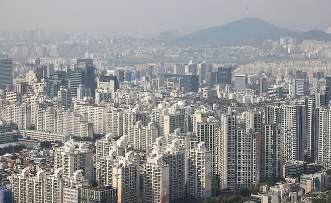 서울 강남 일대 아파트 모습. 연합뉴스