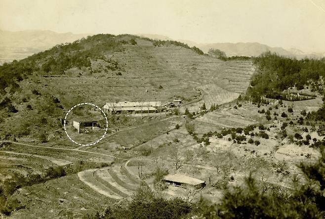 [대전=뉴시스] 대전시가 문화재 등록을 예고한 보문산에 있는 1930년대 별장. (사진= 대전시 제공)  *재판매 및 DB 금지