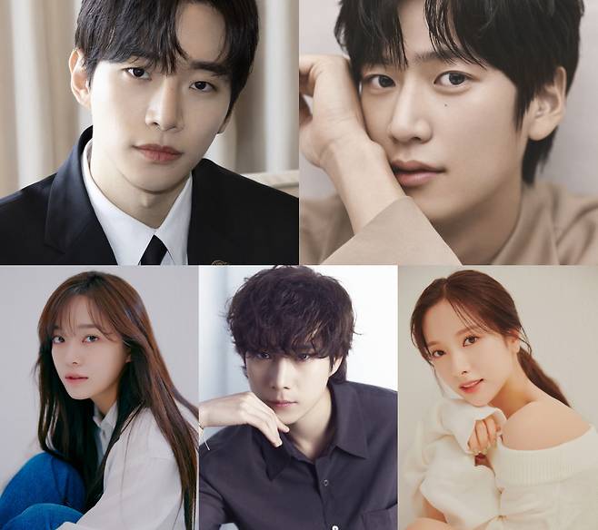 /사진제공=이준호(JYP엔터테인먼트), 나인우(큐브엔터테인먼트), 김세정(젤리피쉬엔터테인먼트), 보나(스타쉽엔터테인먼트), 김영대(아우터코리아)