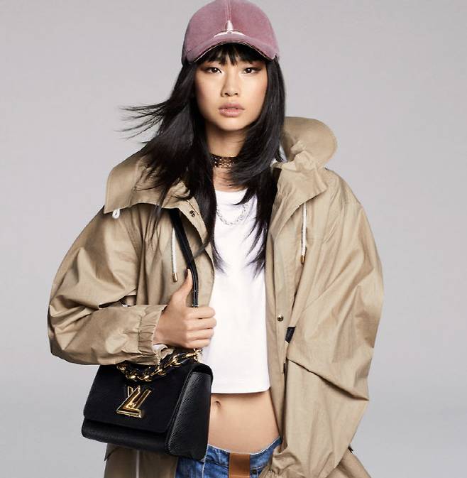 루이비통 모델 정호연. (사진=루이비통 공식 홈페이지)