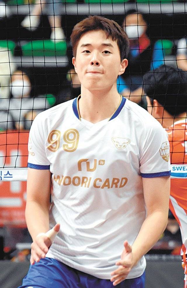 우리카드 김지한. 우리카드 제공