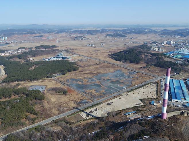 [홍성=뉴시스] 장항 국가습지복원사업 대상지 전경. (사진= 충남도 제공) *재판매 및 DB 금지