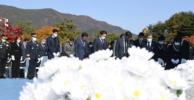 [거창=뉴시스] 제71주기 거창사건희생자 합동위령제. *재판매 및 DB 금지