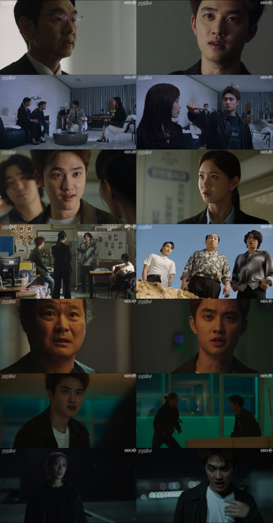 KBS 2TV 수목드라마 '진검승부'에서 도경수가 절체절명의 위기에 빠졌다./사진=KBS 2TV 수목드라마 '진검승부' 방송 화면 캡처