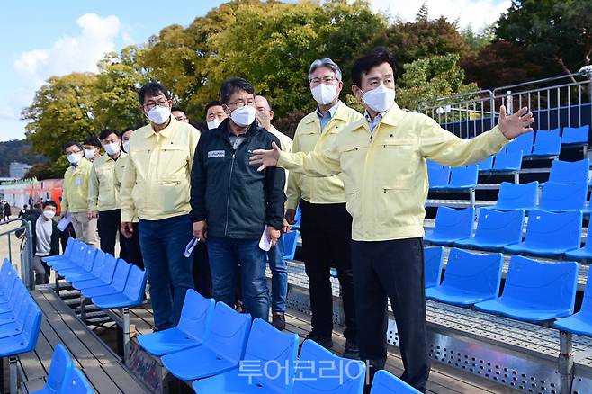 조규일 진주시장 축제장 현장점검