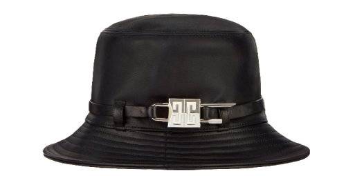 자물쇠 장식 가죽 버킷 해트. 가격미정 지방시.
