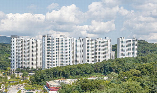 경기 의왕시 삼동 '의왕파크푸르지오' 단지 전경