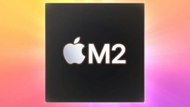 애플이 지난 6월 WWDC 22 기조연설을 통해 공개한 애플 실리콘 2세대 칩, M2. (사진=애플)