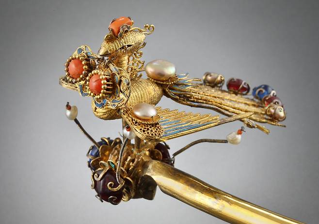 영친왕비 도금대봉잠. 국립고궁박물관 제공