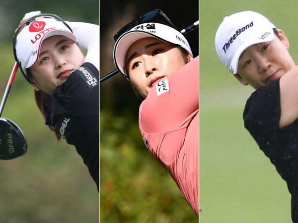 최혜진, 이정은6, 신지애(왼쪽부터). 사진제공 | KLPGA