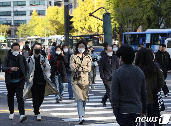 찬바람 부는 가을 추위.(자료사진)ⓒ News1 DB